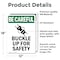 Signmission Safety Culture Sign, 12 in Width, Vinyl Decal, Rectangle OS-2PACK-BC-D-1218-V-10104 - alternate 3
